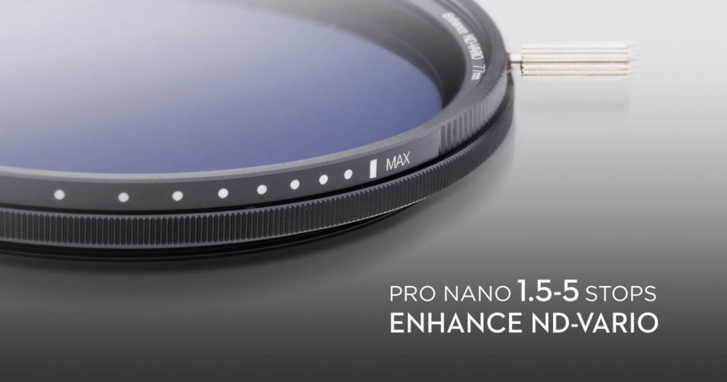 NiSi Pro Nano 1.5-5 Stops Enhance ND-VARIO Filter