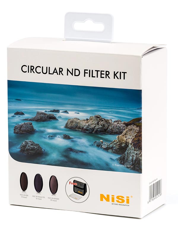 1.8 Filtre CPL polarisant intégré NiSi Filtre Pro ND64 82mm 6 Stops 