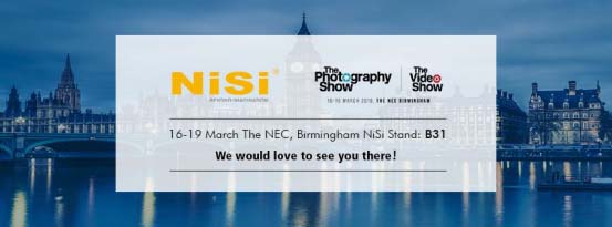 NiSi will be attending The Photography Show 2019