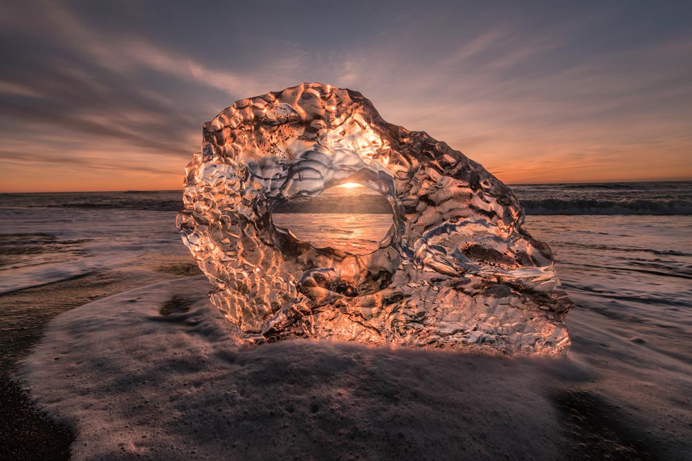 Taken at the Diamond Beach in Iceland With NiSi polarizer, ND (3 Stops), S5