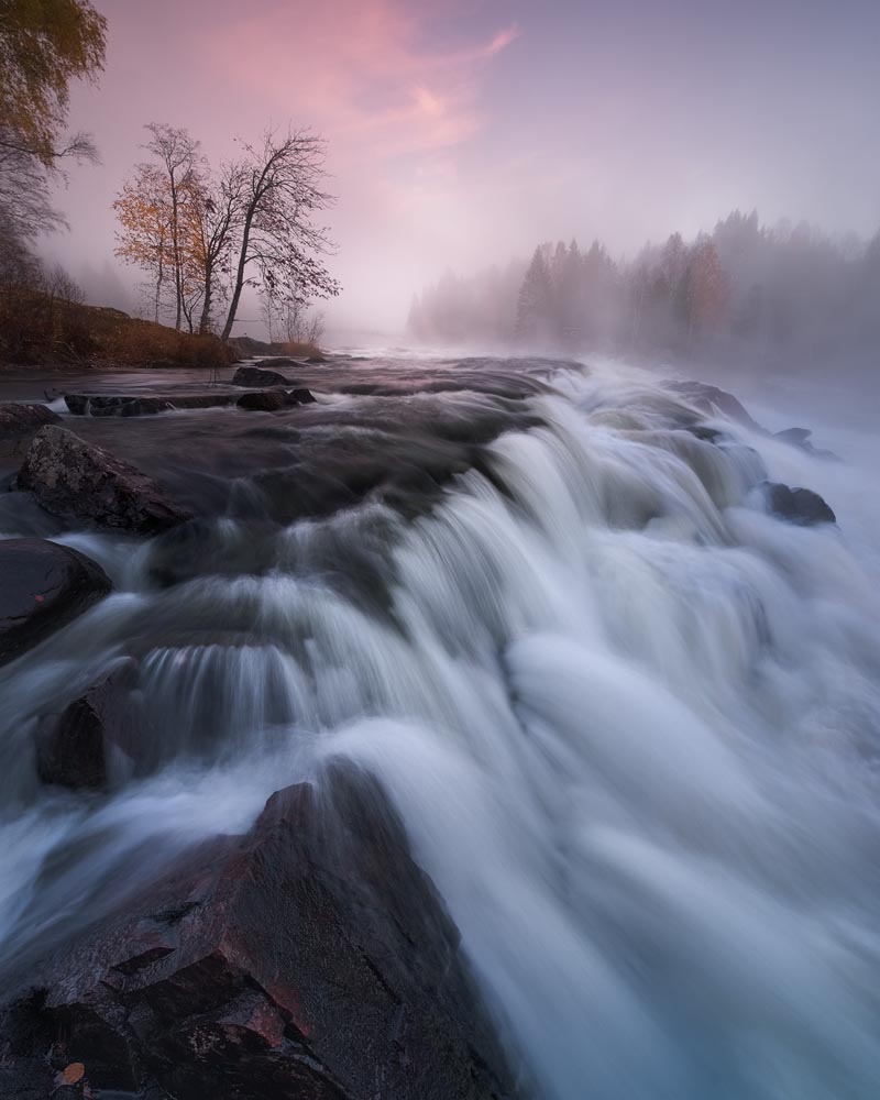 Misty River Taken in Kjærrafossen, Norway