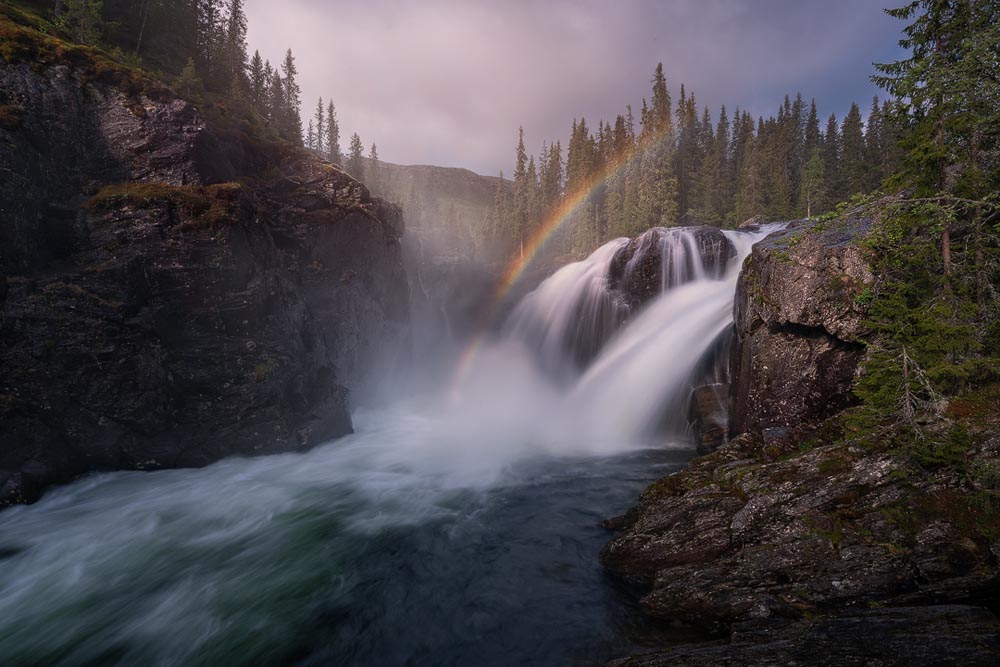 Rainbow Falls Taken in Hemsedal, Norway