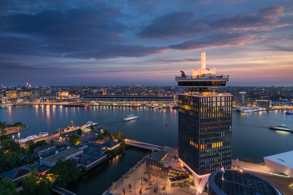 Skyline Amsterdam Taken in Netherlands With NiSi ND (6 Stops), GND (3 Stops)