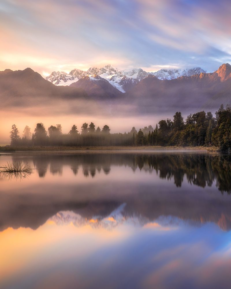 Lake Matheson Taken in New Zealand With NiSi V6 + ND (6 Stops)