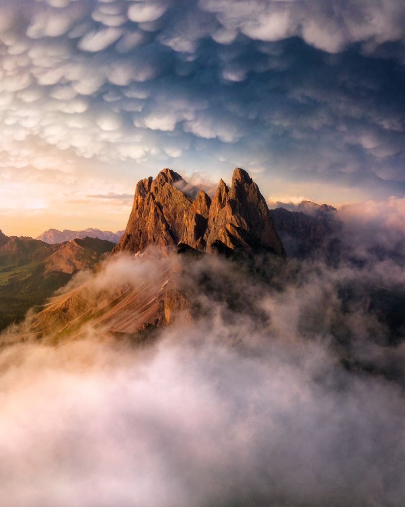 Seceda Taken in Dolomites, Italy With NiSi Enhanced Landscape PL for Mavic 2 Pro