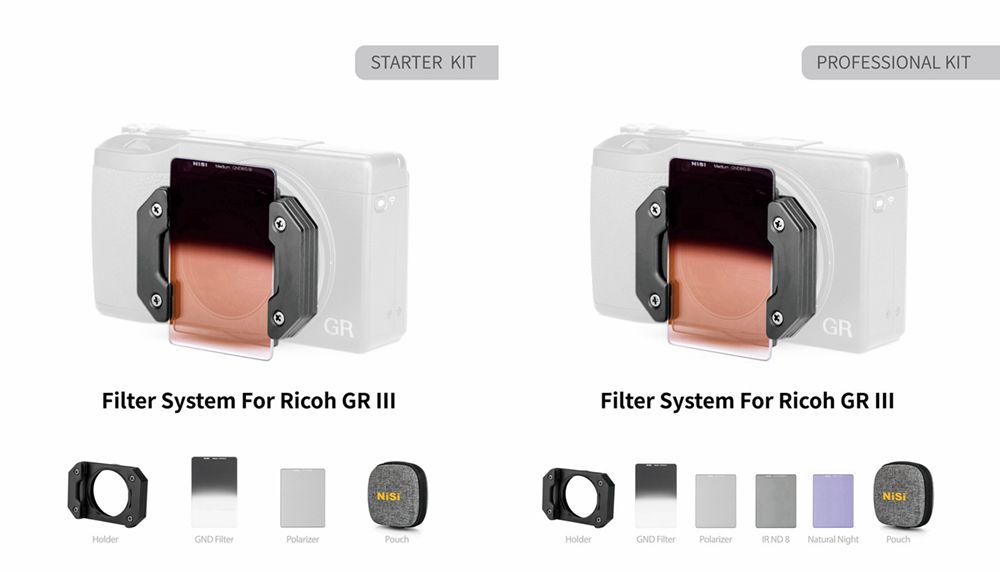 NiSi Launches Three Versions of Filter Holder Kits for Ricoh GR 3