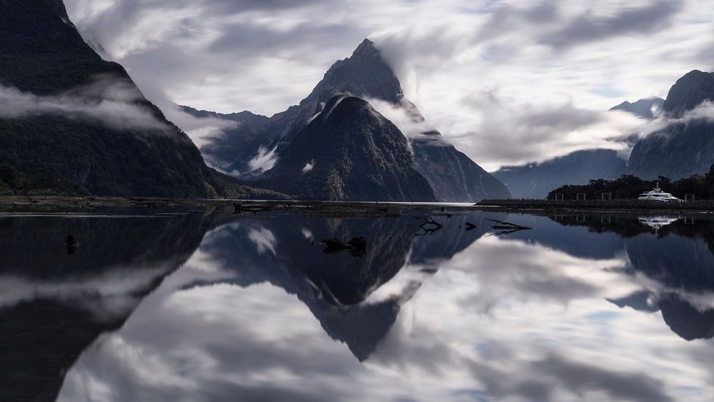 Mitre Peak Taken in Milford Sound, Fiordland, New Zealand With NiSi S5 holder, ND (10 Stops), Soft GND (3 Stops)