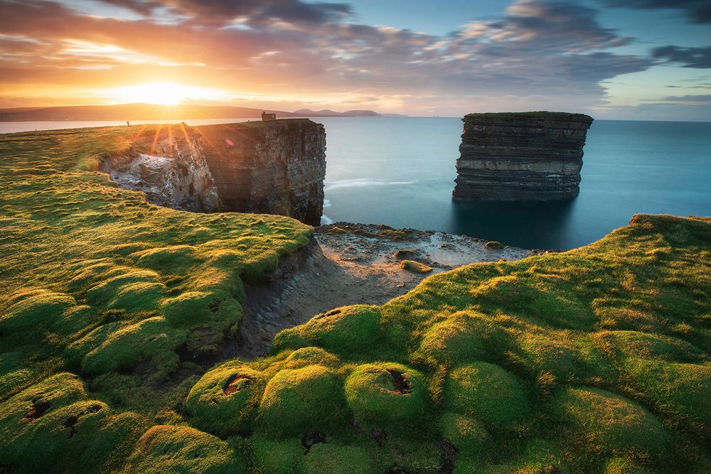 Downpatrick Head, the UK Taken with NiSi V6 + ND (6 Stops) + Medium GND (3 Stops) + Landscape CPL