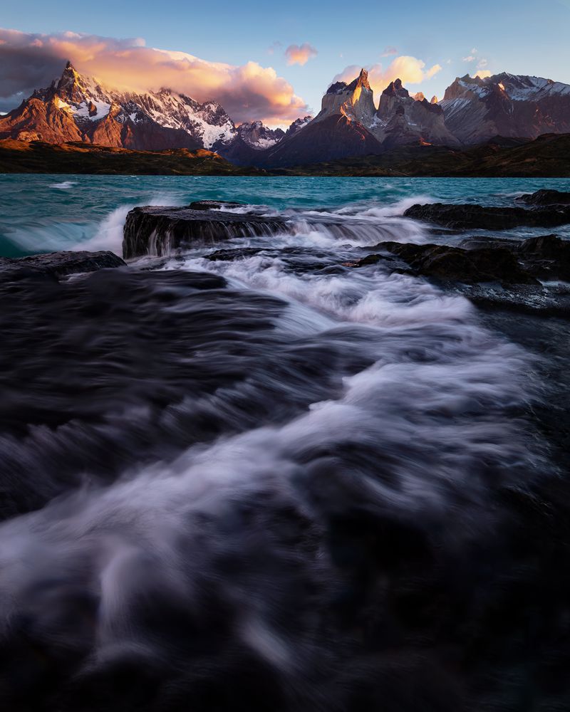 Pehoe waves Taken in Chile With NiSi S5 + ND (6 Stops) + Landscape CPL