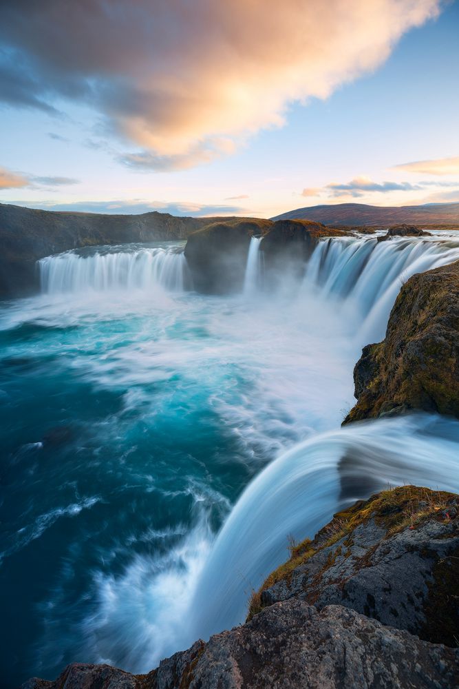 Goðafoss Sunset Taken in Goðafoss, Iceland With NiSi Soft GND (3 Stops) + Enhanced Landscape CPL