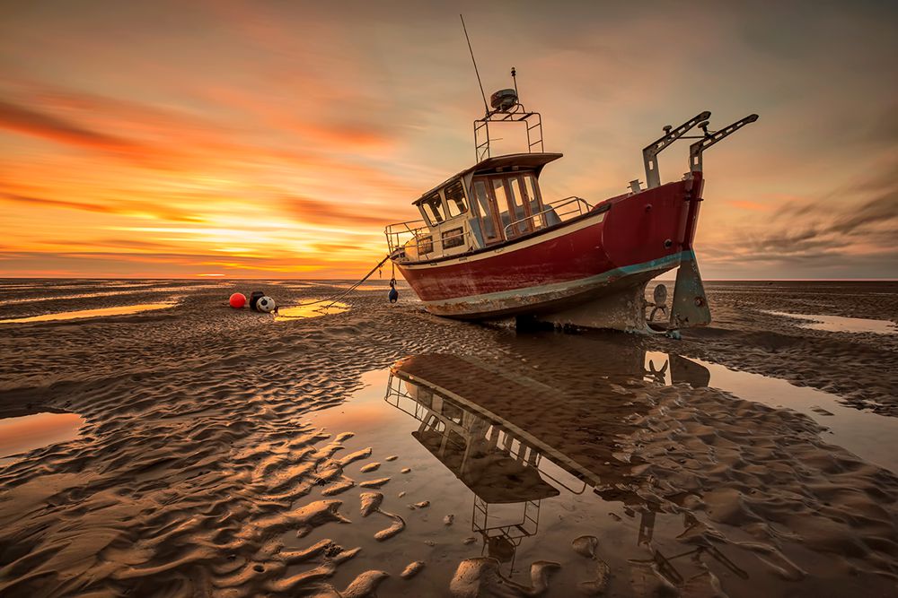 September Sunset Taken in New Brighton, the US With NiSi Medium GND (3 Stops) + ND (10 Stops) + Landscape CPL